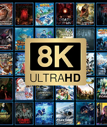 8K Contents Monthly Update