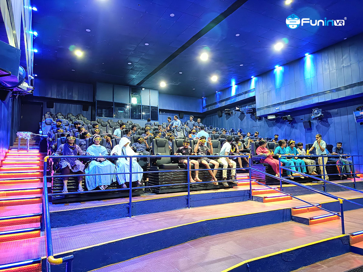 Immersive 5D Cinema Experience in India Amusement Park 