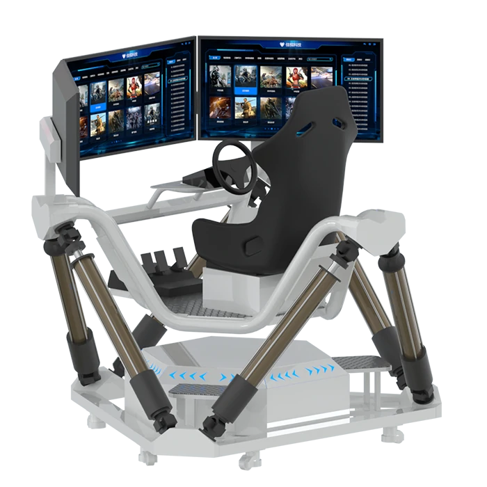 Three Screen Racing Car