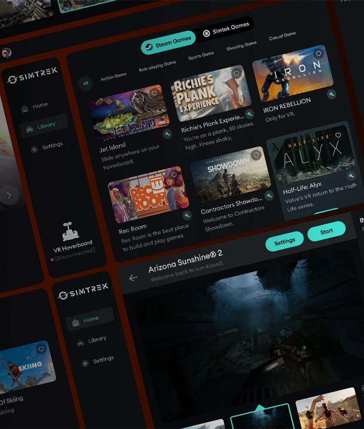 Continuous HD VR Game Updates