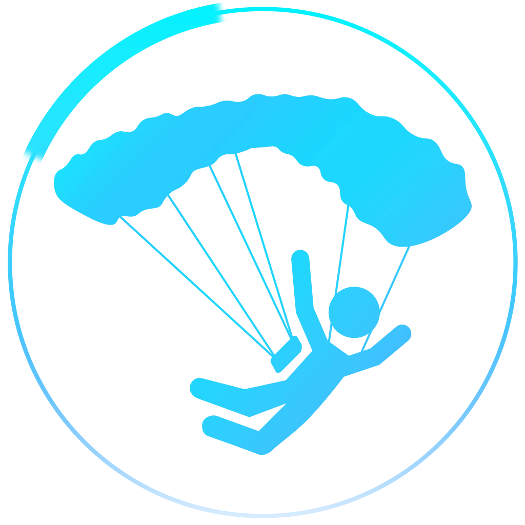 Professional paragliding simulation