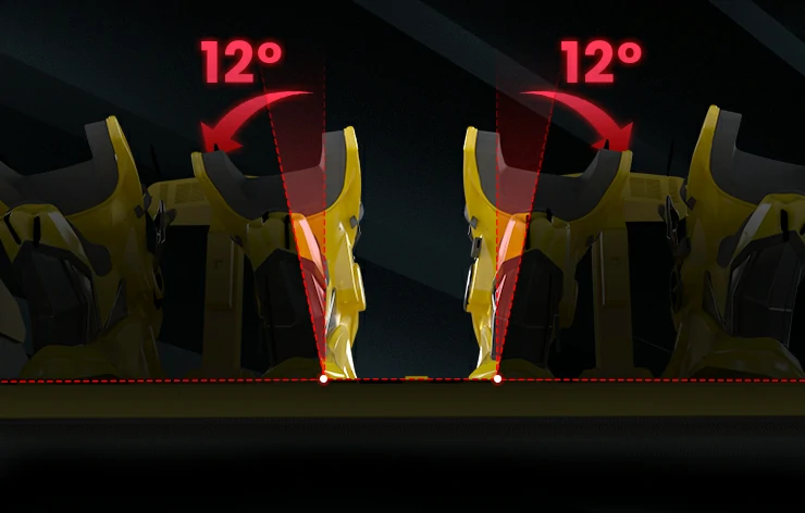12° Lateral Swing